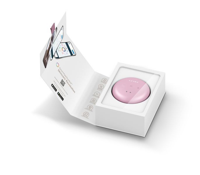 Масажер для обличчя та тіла GESKE Sonic Cool&Warm Face and Body Massager 9в1 pink HB0280 фото