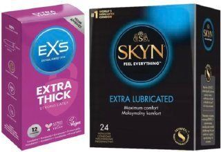 Набор с SKYN Extra Lube 24 шт + EXS Extra Safe 12 шт SOS7965 фото
