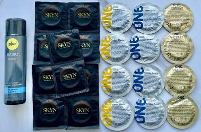 Набір з 22 штук One, Skyn + лубрикант pjur Basic Waterbased (100 мл) SOS4015 фото