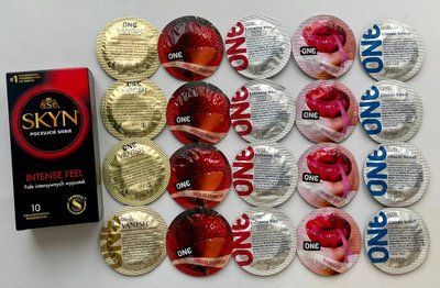 Комплект 30 штук Skyn Intense Feel + ONE Extreme Ribs, Vanish, Flavor Waves, Classic SOS2265 фото