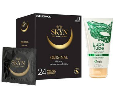 SKYN ORIGINAL, 24 шт та Лубрикант ORGIE LUBE TUBE NATURE, 150 мл SOS969 фото