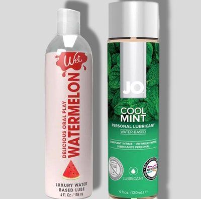 Wet Oral Play Watermelon (118 мл) + JO Cool Mint (120 мл) LB921 фото