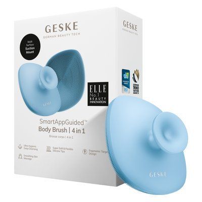 Щітка для тіла GESKE Body Brush 4в1 aquamarine HB0329 фото
