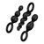 Набір анальних іграшок Satisfyer Plug black (set of 3) &mdash; Booty Call, макс. діаметр 3 см SO2323 фото