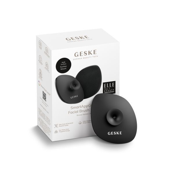 Щітка для обличчя GESKE Facial Brush 4в1 з тримачем gray HB0053 фото