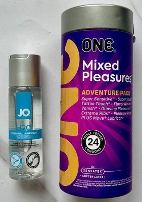 Комплект ONE Mixed Pleasures 24 шт + Лубрикант System JO H2O ORIGINAL (60 мл) SOS2983 фото