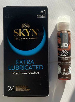 Набор SKYN Extra Lube 24шт + Смазка System JO H2O &mdash; Chocolate Delight (30 мл) SOS2133 фото