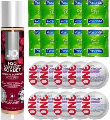 набір 20 шт Pasante + ONE + System JO Raspberry Sorbet (30 мл) SOS4679 фото
