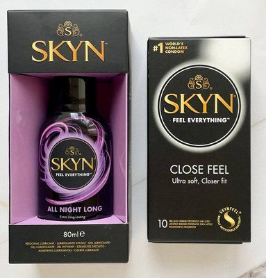 Набір Skyn Close Feel 10шт + Лубрикант Skyn All Night Long 80 мл SOS2083 фото