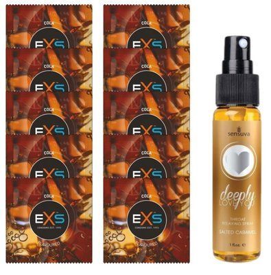 EXS CRAZY COLA 10 шт + Sensuva Deeply Love You Salted Caramel (29 мл) SOS14103 фото