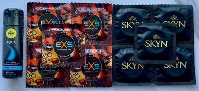 Набір EXS Crazy Cola 5 шт + SKYN Original 5 шт + Лубрикант pjur Aqua 30 мл SOS3533 фото