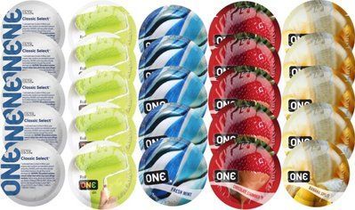 Набор с 25 шт ONE Classic Select + ONE Color + ONE Fresh Mint + ONE Chocolate Strawberry + ONE Banana Split SOS8280 фото
