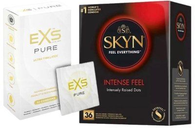 Набор с Skyn Intense feel 36 штук + EXS Pure 12 шт SOS7884 фото