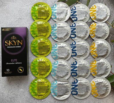 Набір 30 штук Skyn Elite + ONE Super Studs, Super Sensitive, Classic, Glowing Pleasures SOS2283 фото