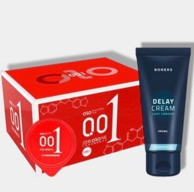 OLO 0.01 ZER Red 10 шт + Пролонгатор Boners Delay Cream SOS5906 фото