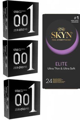 Комплект: OLO Feeling Ultrathin 9 шт. + SKYN Elite 24 шт. SOS11751 фото