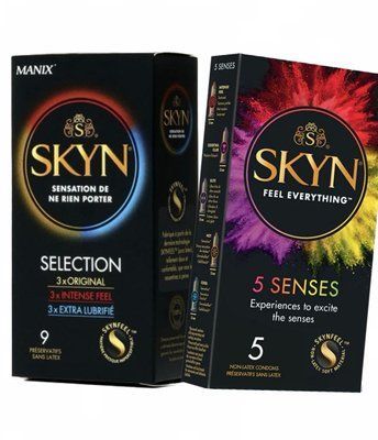 Набір: Skyn Selection 9 шт. + SKYN 5 Senses SOS11851 фото