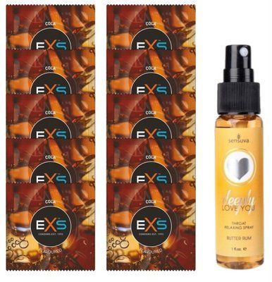 EXS CRAZY COLA 10 шт + Sensuva Deeply Love You Butter Rum (29 мл) SOS14104 фото