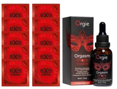 Комплект EXS Warming 10 шт + ORGIE &laquo;Яблуко і Кориця&raquo;, 30 мл SOS14305 фото