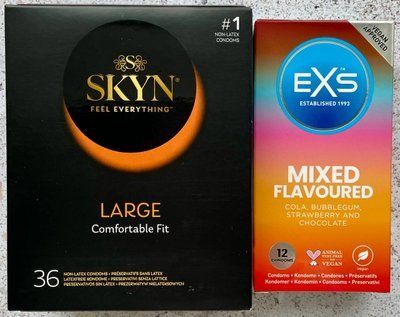 Набір SKYN Large, 36 шт.+EXS Mixed Flavoured 12 шт SOS1087 фото