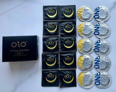 Комплект 10 шт Skyn Original - 10 шт One Classic, Super Studs - 10 шт OLO Feeling Ultrathin 001 SOS2534 фото