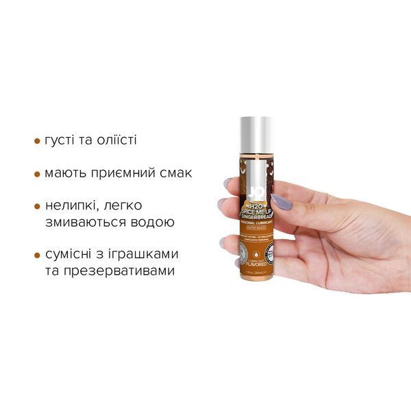 Різдвяний набір лубрикантів System JO Naughty or Nice Gift Set &ndash; Candy Cane & Gingerbread (2&times;30 мл) SO6163 фото