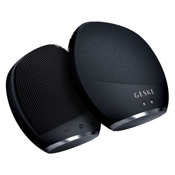 Ультразвукова щітка для тіла та інтенсивний пілінг GESKE Sonic Body Brush&Intensive Exfoliator 7в1 black HB0352 фото