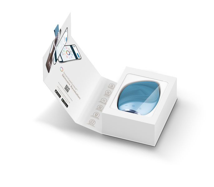 Электронная ультразвуковая щетка для лица GESKE Sonic Facial Brush 5в1 aquamarine HB0072 фото