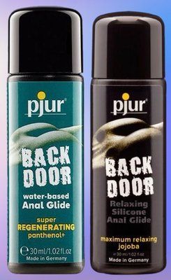 Набір лубрикантів pjur backdoor Regenerating 30 мл + pjur backdoor anal Relaxing jojoba silicone 30 мл LB492 фото