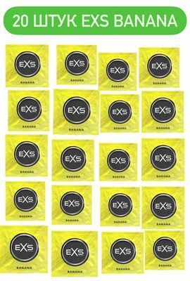 EXS Mixed Flavors Banana (зі смаком банана) 20 шт SOS789 фото