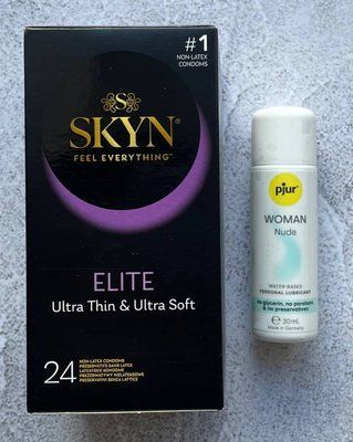 Комплект SKYN Elite 24 шт - Лубрикант pjur Woman Nude 30 мл SOS2635 фото