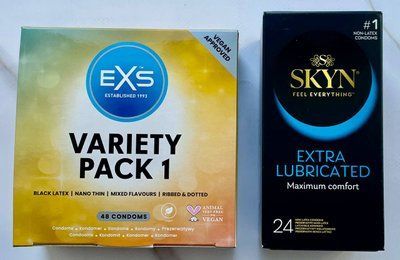 Набір Skyn Extra Lube 24 шт - EXS Mixed Variety Pack 1, 48 штук SOS3085 фото
