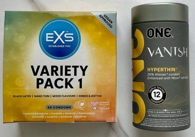 Комплект резинок ONE Vanish 12 шт - EXS Mixed Variety Pack 1, 48 шт SOS3135 фото