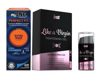 My ONE Extra Wide & Long &mdash; 10 шт. + Гель для звуження Intt Like a Virgin 15 мл SOS6357 фото