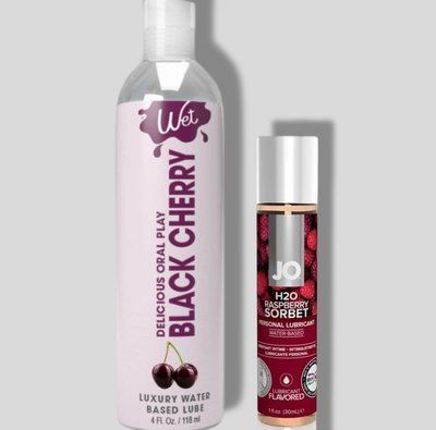 Wet Oral Play Black Cherry (118 мл) + JO Raspberry Sorbet (30 мл) LB891 фото