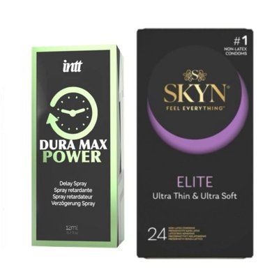 Набір Skyn Elite 24 шт + Пролонгатор Intt Dura Max Power (12 мл) SOS4334 фото