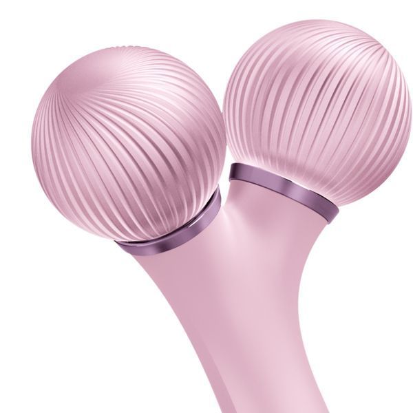 Электронный ультразвуковой ролик для лица GESKE Sonic Facial Roller 4в1 pink HB0181 фото