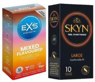 Набор с SKYN Large (10 шт) + EXS Mixed Flavoured 12 шт. SOS8036 фото