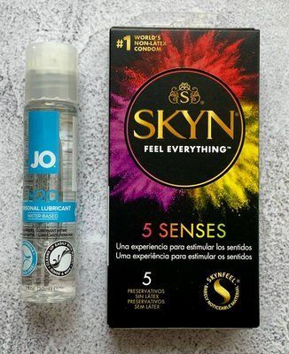 Комплект Skyn 5 Senses - Лубрикант System JO H2O ORIGINAL (30 мл) SOS2686 фото
