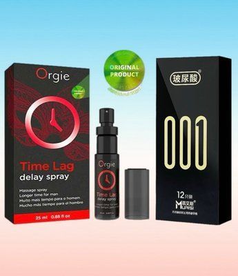 Пролонгатор для мужчин Time Lag, 25 мл. ORGIE + 001 Muaisi за 12шт. SOS6688 фото