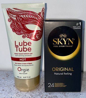 Набір SKYN ORIGINAL NON-LATEX 24 ШТ + ORGIE LUBE TUBE HOT (150мл) SOS1089 фото