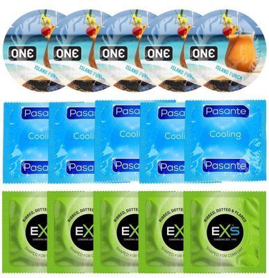Набор 15 шт ONE Island Punch + Pasante Cooling + EXS EXTREME SOS7140 фото
