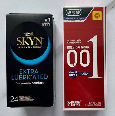 Комплект SKYN Extra Lube 24 шт + Muaisi 001 Red 12 шт SOS2736 фото