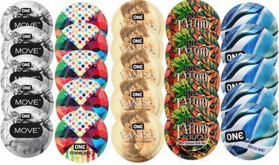 Набор из 25 шт One Move + ONERibs + ONE Vanish + ONETattoo + ONE Fresh Mint SOS8384 фото