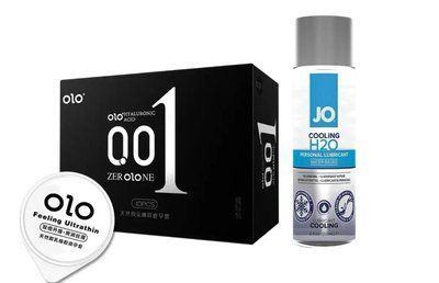 OLO Feeling Ultrathin &mdash; 10 шт та Лубрикант System JO H2O &mdash; COOLING (60 мл) SOS840 фото