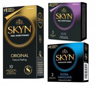 Набір: SKYN Original 10 шт + Skyn Elite 3 шт + SKYN Extra Lube 3 шт SOS12003 фото