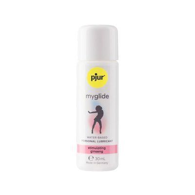 Возбуждающая смазка на водной основе pjur my glide 30 мл, с женьшенем, согревает PJ10550 фото