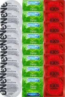 Набір 24 шт ONE Extra Strong + Delay Infinity + EXS Warming Comfy Fit SOS7340 фото