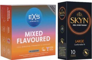 Набор с SKYN Large (10 шт) + EXS Mixed Flavoured 48 шт SOS8037 фото