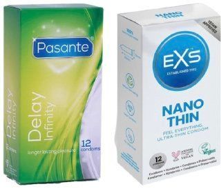 Набір з Pasante Infinity Delay, 12 шт + EXS NANO Thin 12 шт SOS8137 фото